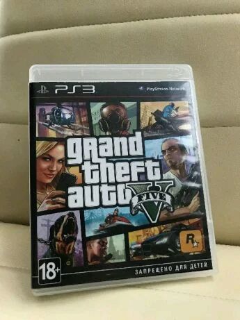 Лот: 11430207. Фото: 1. Диск с GTA 5 для PS3. Игры для консолей