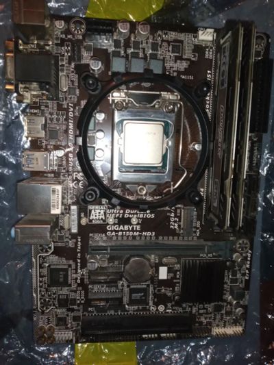 Лот: 20847361. Фото: 1. Gigabyte GA-B150M-HD3 + i5 6400... Комплекты запчастей