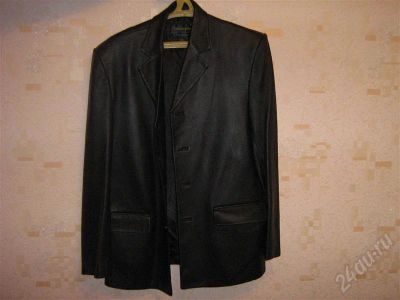 Лот: 342234. Фото: 1. Мужской кожаный пиджак (новый). Пиджаки