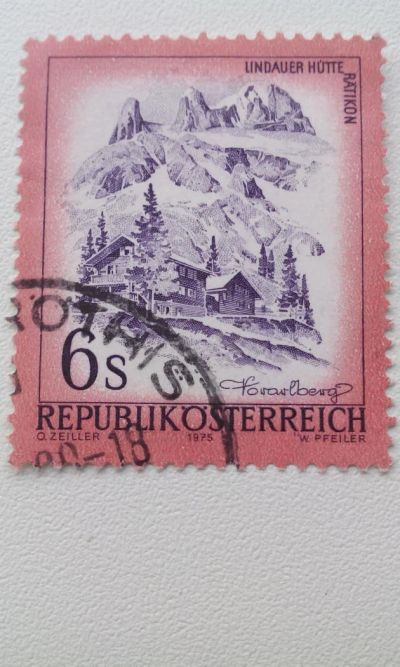 Лот: 7116272. Фото: 1. Австрия 1975 Горы. Марки