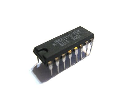 Лот: 21087898. Фото: 1. К155ТМ9, микросхема, аналог SN74LS174... Микросхемы