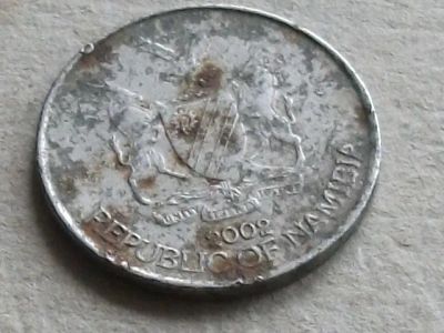 Лот: 19319768. Фото: 1. Монета 10 цент Намибия 2002 флора... Африка