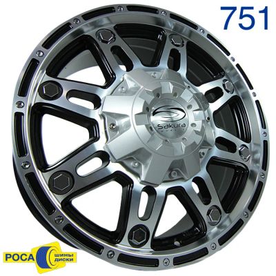 Лот: 4121359. Фото: 1. Комплект дисков Sakura Wheels... Диски