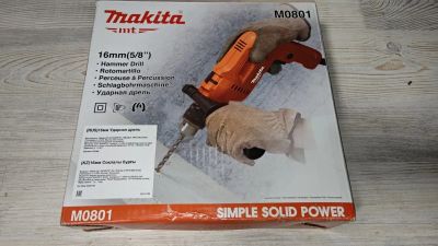 Лот: 19605964. Фото: 1. Новая ударная дрель Makita 500Вт... Электроинструмент