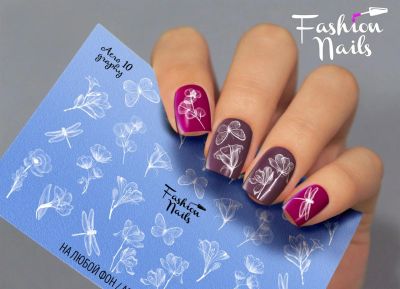 Лот: 10783499. Фото: 1. слайдер дизайн fashion nails sliders... Украшения, дизайн ногтей