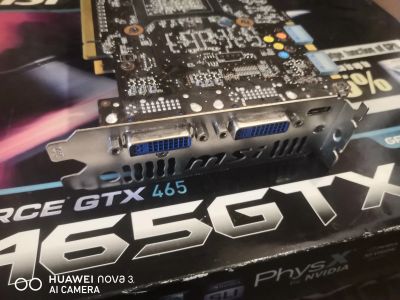 Лот: 20306162. Фото: 1. Видеокарта Nvidia GTX465 1Gb MSI... Видеокарты