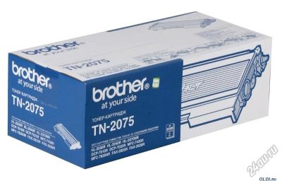 Лот: 5827391. Фото: 1. Картридж лазерный Brother TN-2075... Картриджи, расходные материалы