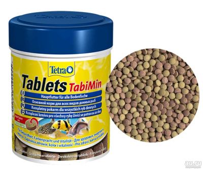 Лот: 18476090. Фото: 1. TETRA Tablets TabiMin 58таб корм... Корма