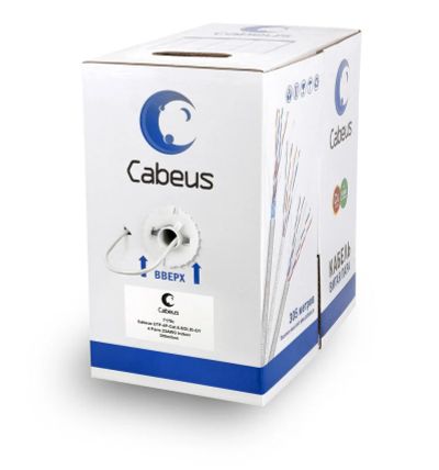Лот: 17444850. Фото: 1. Витая пара кат.6 Cabeus UTP-4P-Cat... Сетевые кабели
