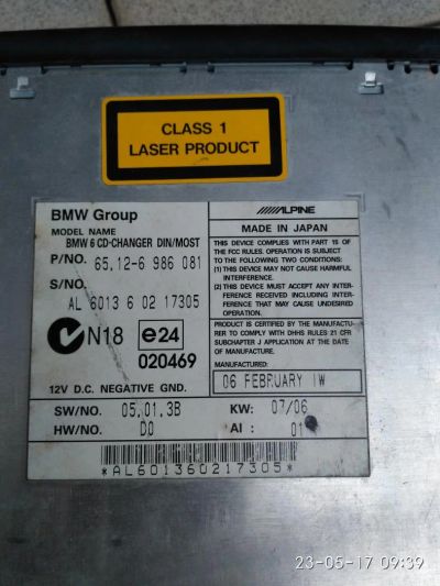 Лот: 9715488. Фото: 1. CD-чейнджер (CD-changer). Чейнджеры