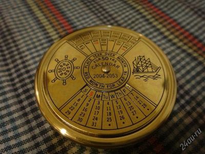 Лот: 2187670. Фото: 1. Вечный календарик. Сувенирные мелочи