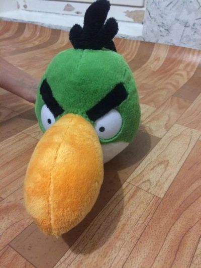 Лот: 4832837. Фото: 1. Мягкая игрушка Angry Birds с большим... Мягкие