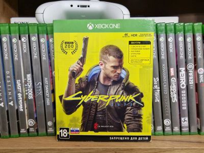Лот: 25896684. Фото: 1. Игра Cyberpunk 2077 (Xbox One... Игры для консолей