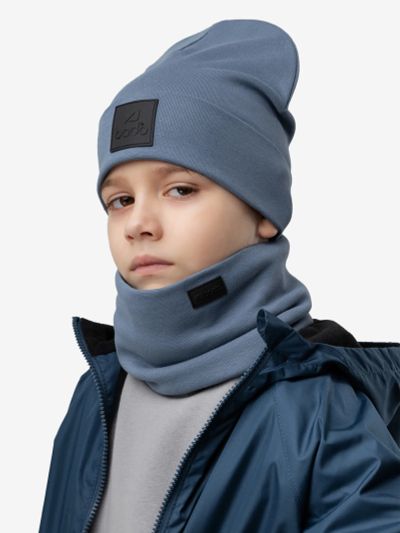 Лот: 25327645. Фото: 1. Комплект (шапка, снуд) для мальчиков... Другое (спортивная одежда)