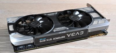 Лот: 18219293. Фото: 1. Видео карта EVGA Gefoce GTX 1070... Видеокарты