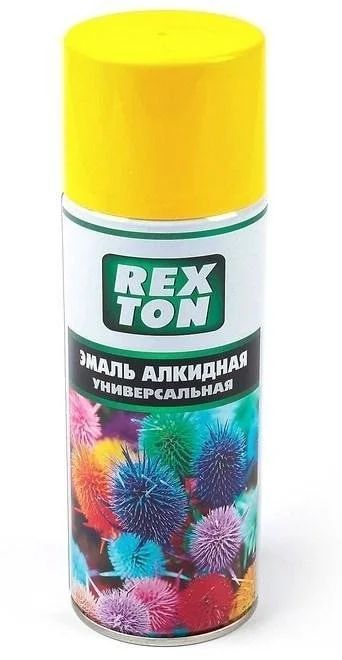 Лот: 16644981. Фото: 1. Краска желтая Rexton 520мл. Средства по уходу