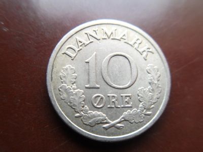 Лот: 16797818. Фото: 1. Дания 10 эре 1969. Европа