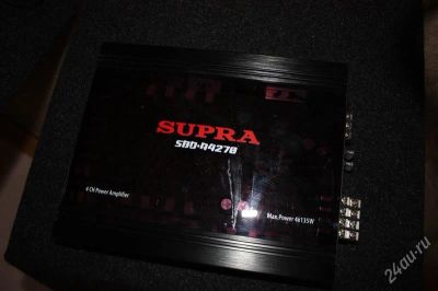 Лот: 2605355. Фото: 1. усилитель supra sbd-a4270. Усилители