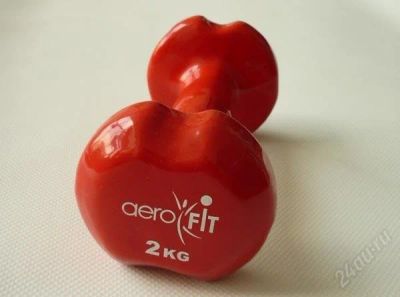 Лот: 2855444. Фото: 1. Гантели в виниловой оболочке AeroFit... Спортивная символика и атрибутика
