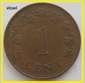 Лот: 17017658. Фото: 1. Мальта 1 цент 1977 (10). Европа