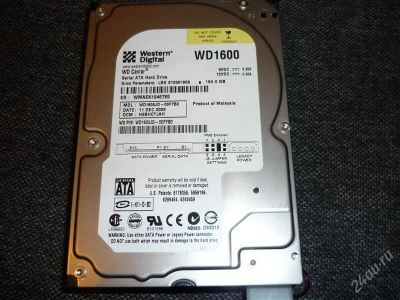 Лот: 815579. Фото: 1. Жесткий диск Sata WD 160 gb... Жёсткие диски (HDD)