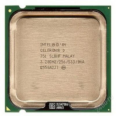 Лот: 1459151. Фото: 1. Socket 775 Celeron D 351 / 3.2Ghz... Процессоры