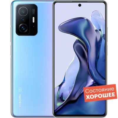 Лот: 22220446. Фото: 1. Смартфон Xiaomi 11T 128GB Celestial... Смартфоны