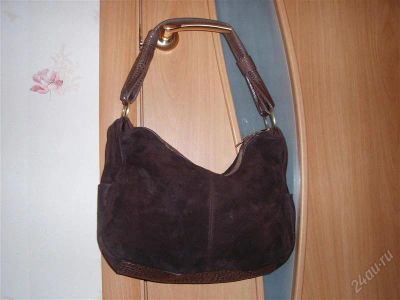 Лот: 856275. Фото: 1. Сумка натур.замша. Сумки
