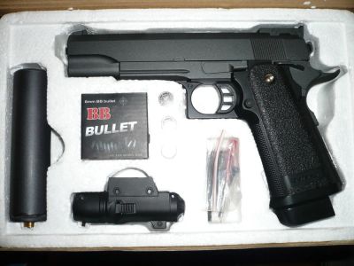 Лот: 4923502. Фото: 1. Galaxy G6A M1911 Colt 1911 A1... Пневматическое оружие