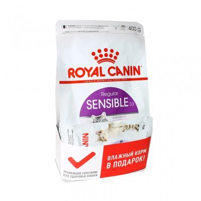 Лот: 10399421. Фото: 1. Корм Royal Canin Sensible 33 Для... Корма