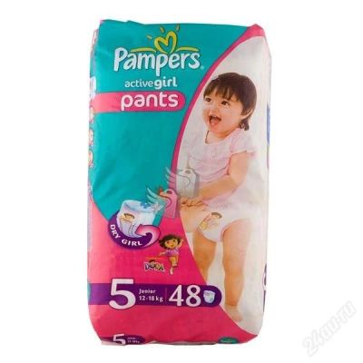 Лот: 2736725. Фото: 1. Трусики (памперс) "pampers active... Детская гигиена