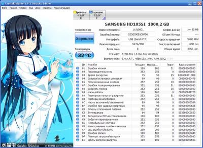 Лот: 2857981. Фото: 1. Samsung HD105SI 1Tb. Жёсткие диски (HDD)