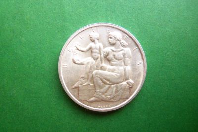 Лот: 17971432. Фото: 1. Швейцария 5 франков 1948 г.100... Европа