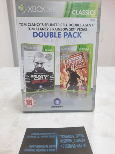 Лот: 18384351. Фото: 1. Tom Clancy's Double pack. Лицензионный... Игры для консолей
