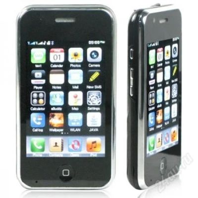 Лот: 964961. Фото: 1. iPhone 3G mini F030 2sim+TV+FM... Кнопочные мобильные телефоны