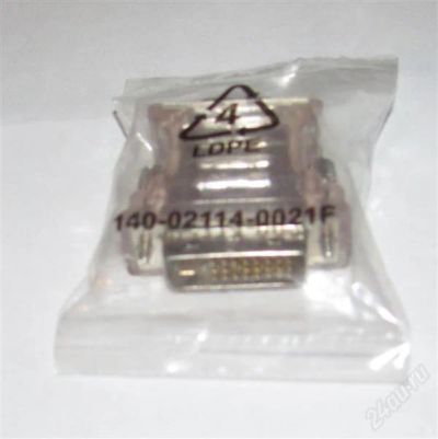 Лот: 1787011. Фото: 1. переходник dvi - vga. Шлейфы, кабели, переходники