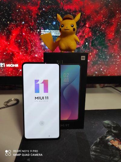 Лот: 16181435. Фото: 1. Xiaomi Mi 9T 6/64 Carbon black. Смартфоны