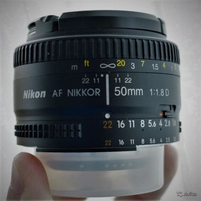 Лот: 9816210. Фото: 1. Nikon 50mm 1:1.8D AF Nikkor. Объективы