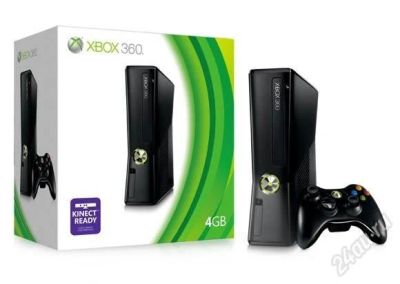 Лот: 3194689. Фото: 1. Xbox 360 Slim (4 GB) FreeBoot... Игровые приставки, консоли