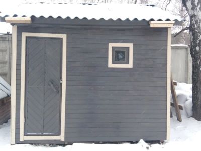Лот: 15214737. Фото: 1. Баня готовая , крашенная . Печи для бани, сауны
