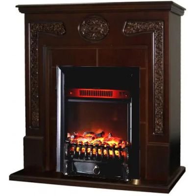 Лот: 21314890. Фото: 1. Камин InterFlame Спенсер темный... Камины, печи-камины