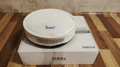 Лот: 20821852. Фото: 1. Робот-пылесос BowAI OB8S, белый. Пылесосы, паровые швабры