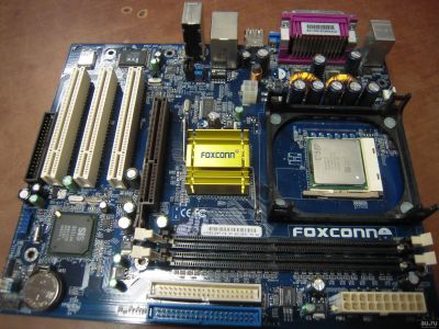Лот: 13392262. Фото: 1. Материнская плата 478 Foxconn... Материнские платы