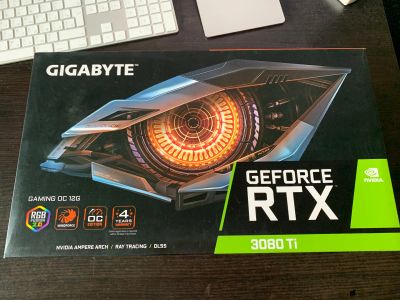 Лот: 19409529. Фото: 1. 12GB 3080 Ti Gigabyte Gaming OC... Видеокарты