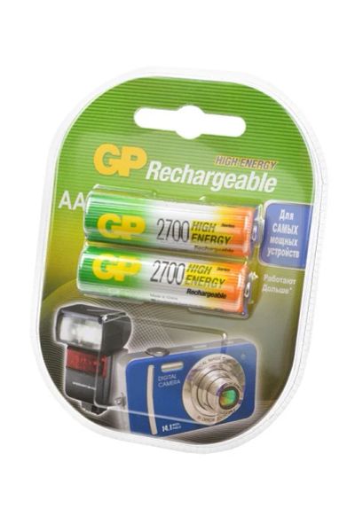 Лот: 14550965. Фото: 1. Аккумулятор Ni-MH AA GP 2700mAh... Батарейки, аккумуляторы, элементы питания