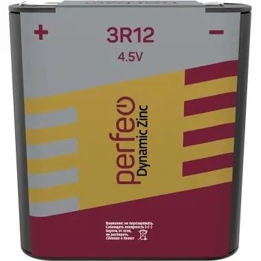 Лот: 25795762. Фото: 1. Батарейка PERFEO 3R12/1SH Dynamic... Батарейки, аккумуляторы, элементы питания