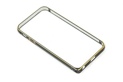 Лот: 12577774. Фото: 1. Бампер iPhone 5/5S металл черный. Дисплеи, дисплейные модули, тачскрины