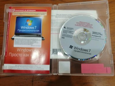 Лот: 25031812. Фото: 1. Установочный CD ПO Windows 7... Системные