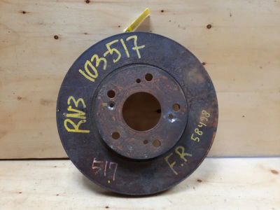 Лот: 18803766. Фото: 1. Диск тормозной Honda Stream RN3... Тормозная система