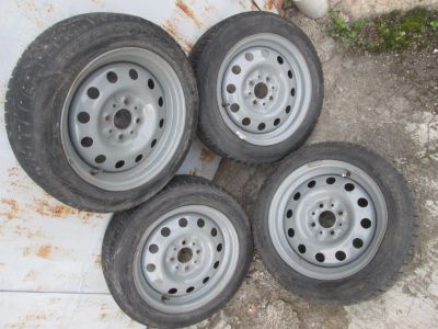 Лот: 22635292. Фото: 1. Колёса на дисках Nokian nordman... Шины на дисках